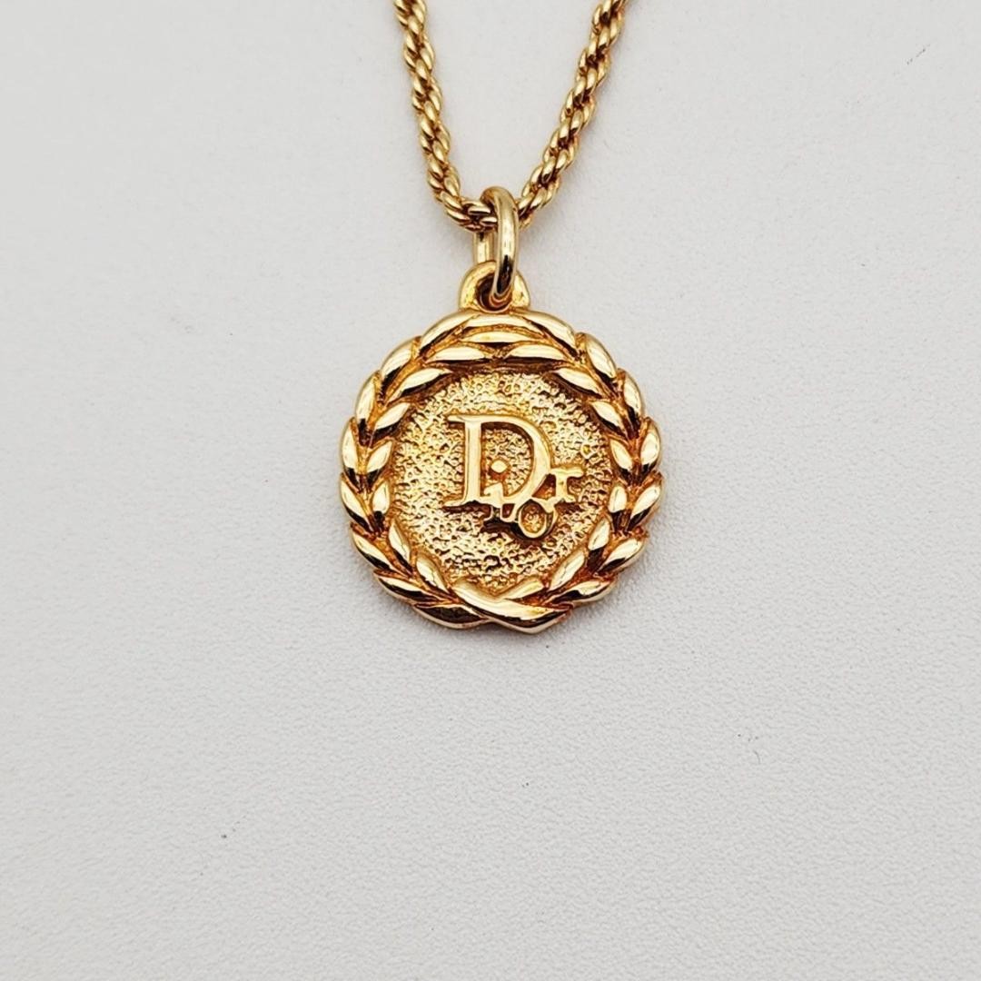 Christian Dior Necklace And Earrings Set Gold Women's From Japan Authentic thumbnail 20