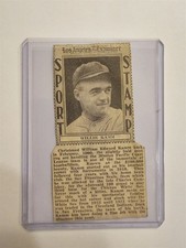 Willie Kamm Mission Reds 1936 Los Angeles Examiner Sport Stamp EXTREMELY RARE!!