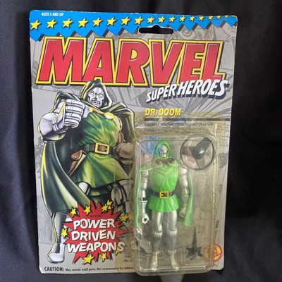 Toy Biz. 1993. Marvel Super Heroes. Dr Doom, Power Driven Weapons Sealed New