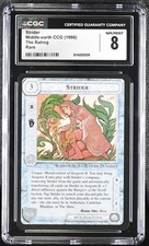 Strider CGC 8 - The Balrog, Middle Earth CCG card (1998) Aragorn Lord Rings PSA