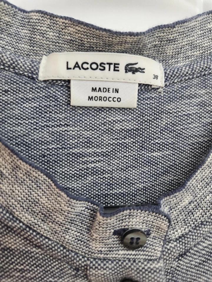 Vestido gris Lacoste con bolsillos tenis, vestido golf talla 38 Foto 2 de 4