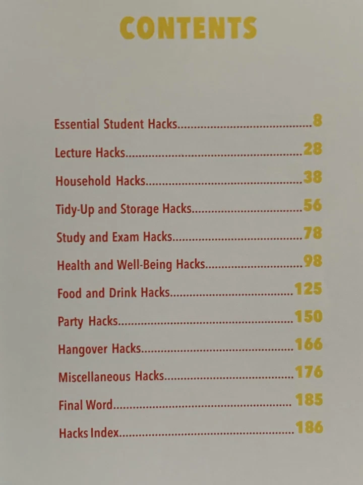 STUDENT HACKS ~ Tips and Tricks to Make Uni Life Easier ~ Over 130 amazing Hacks - Image 3 of 4