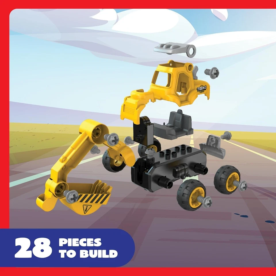 SilverLit Tooko Build My First Digger Construction Set and Drive RC...  - Image 3 of 4