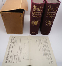 Bilz Das Neue Naturheilverfahren orig. rechnung Band 1und 2 altdeutsche Schrift