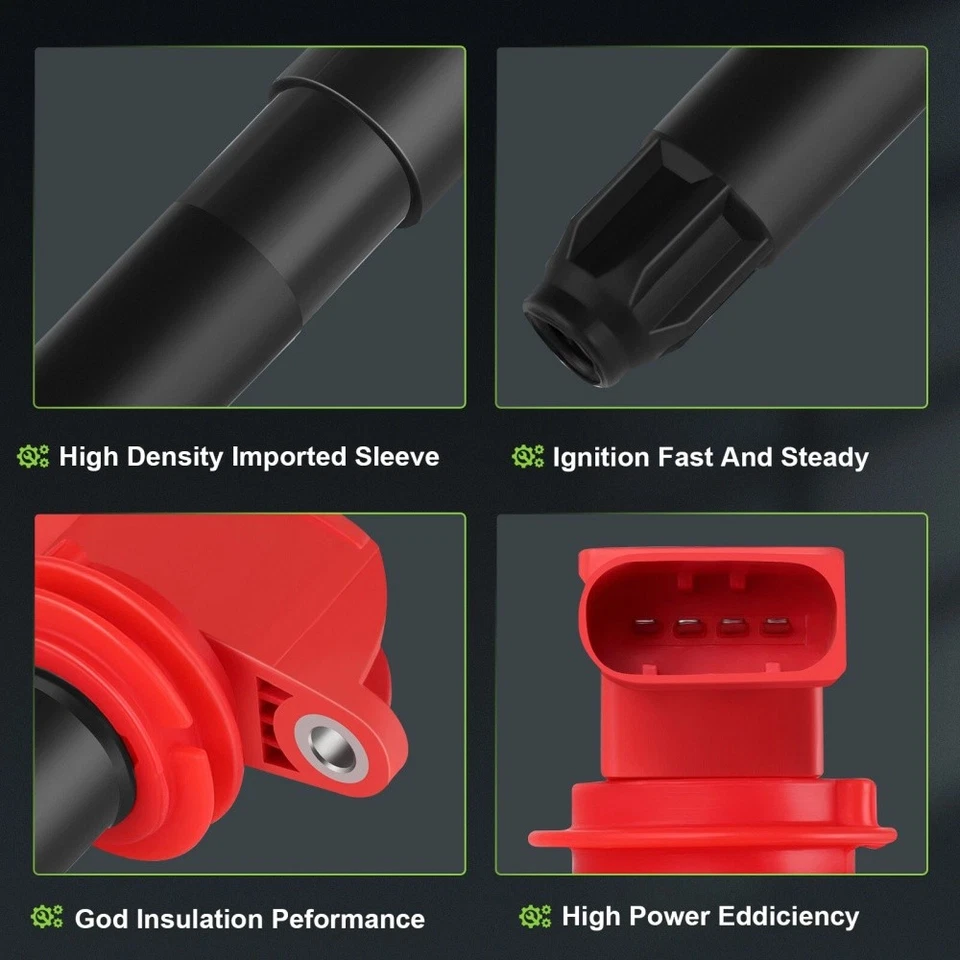 8x Bosch Ignition Coil For Porsche Cayenne Panamera 4.8L V8 Panamera 3.6L UF660 Foto 4 de 4