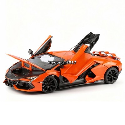1:18 Lamborghini Revuelto Modellauto Diecast Spilzeug fur Kinder Sammler Orange