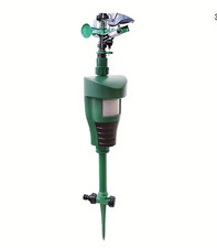 Motion Sprinkler Garden Pest Control Jet Spray Small Animal/Birds Driving Used