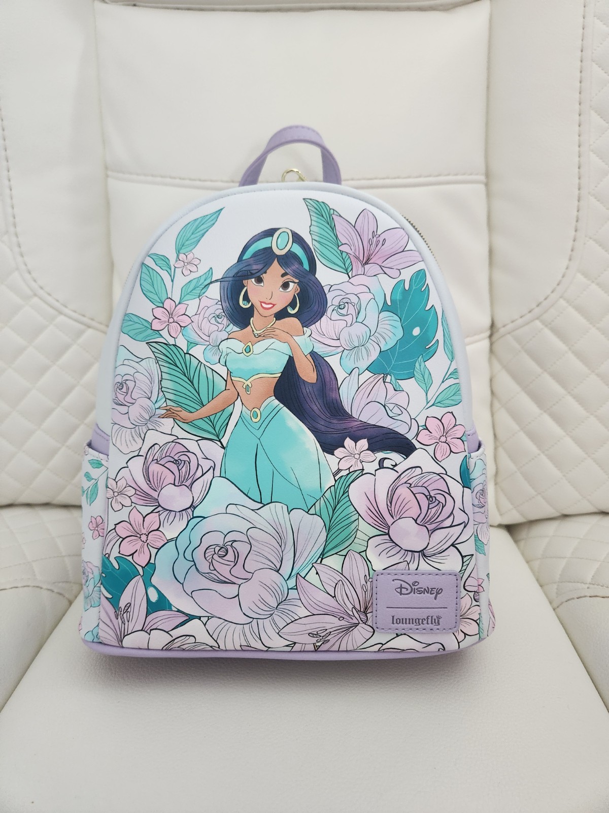 Loungefly Disney Jasmine Lavender Mini Backpack