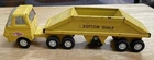 Vintage Tonka Yellow Bottom Dump Truck And Trailor
