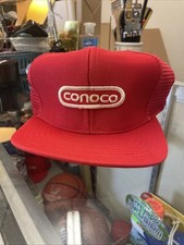 Vintage Mesh Trucker Snapback Ball Cap Hat  CONOCO  Sportcap