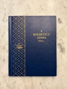Roosevelt Dime Archival Whitman Album 1965+ #9414