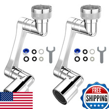 Longing Home 1080 Swivel Faucet Extender Rotating Sink Extension Universal