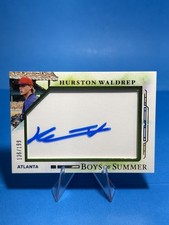 2025 Panini Boys Of Summer Hurston Waldrep #32 Auto /99