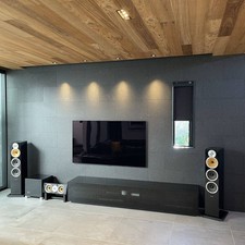 Coppia diffusori da pavimento B&W CM9 pianoforte nero testati funzionanti