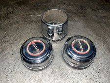 Toyota Land Cruiser Fj-40fj-60 Hilux Truck Chrome Hub Cover And Center Caps. Toyota Land Cruiser Fj-40fj-60 Hilux Truck Chrome Hub Cover And Center Caps.