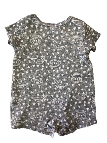 Set Of 2 PAUL FRANK monkey Baby Bodysuits | Grey |3-6 Months - Picture 7 of 8