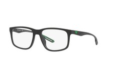 New Emporio Armani Man Square Eyeglasses EA3209U 5001 Matte Black 54mm