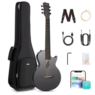 NOVA GO SP1 Carbon Fiber Travel Guitar - 35'' Acoustic with AcousticPlus Techn...