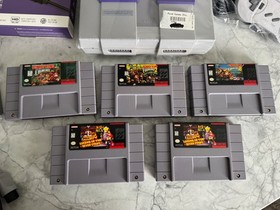 RETRO GAME LOT - N64 SNES DREAMCAST Donkey Kong Mario RPG Diddy Racing WORKING