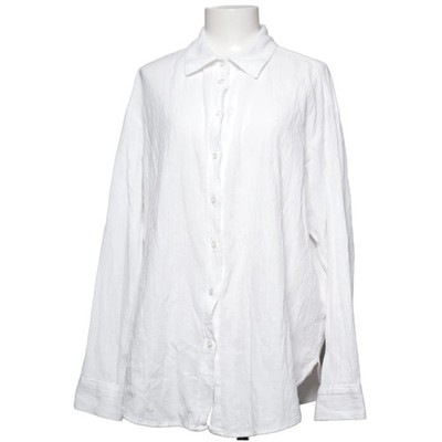 H&M, Hemd, Größe: L, Weiß, Baumwolle, Einfarbig, Damen #UCO