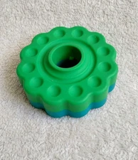 Fat Brain Toys Spin Again Replacement Part Green Blue Teal Wheel Small Piece