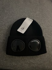 C.P. Company Men's Black Goggled Beanie One Size Fits All