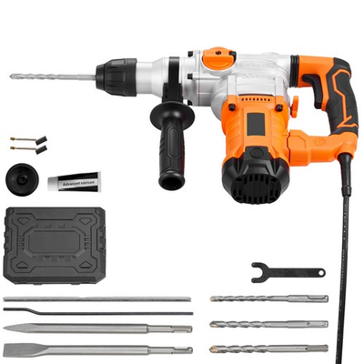 #ad #ad Uimoso Rotary Hammer Drill 1 1 8 in SDS Plus Electric for Concrete and Masonry $56.99