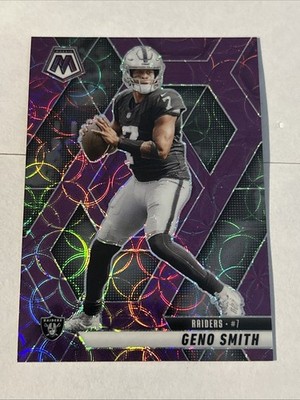2025 Panini Mosaic - Geno Smith #101 Purple Scope Prizm