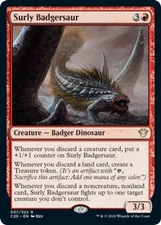 1 x Surly Badgersaur - Commander 2020 - NM-Mint - MTG