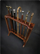 Teakwood Walking Cane Walking Wooden Stand Rack for Canes Sticks Golf Storage