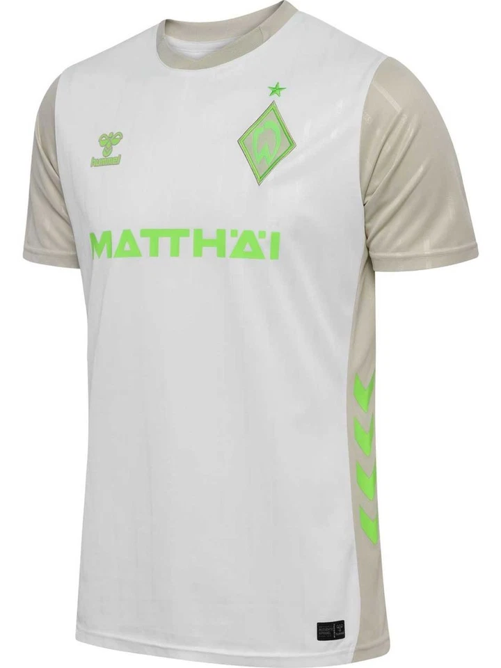 Hummel Werder Bremen Camiseta Fuera 25/26 Blanco Svw Fan Jersey M - 5XL - Imagen 2 de 4