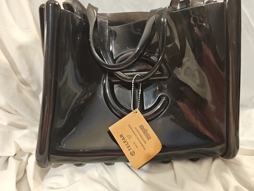 Melissa X Telfar Medium Jelly Shopper - Black - Picture 8 of 17