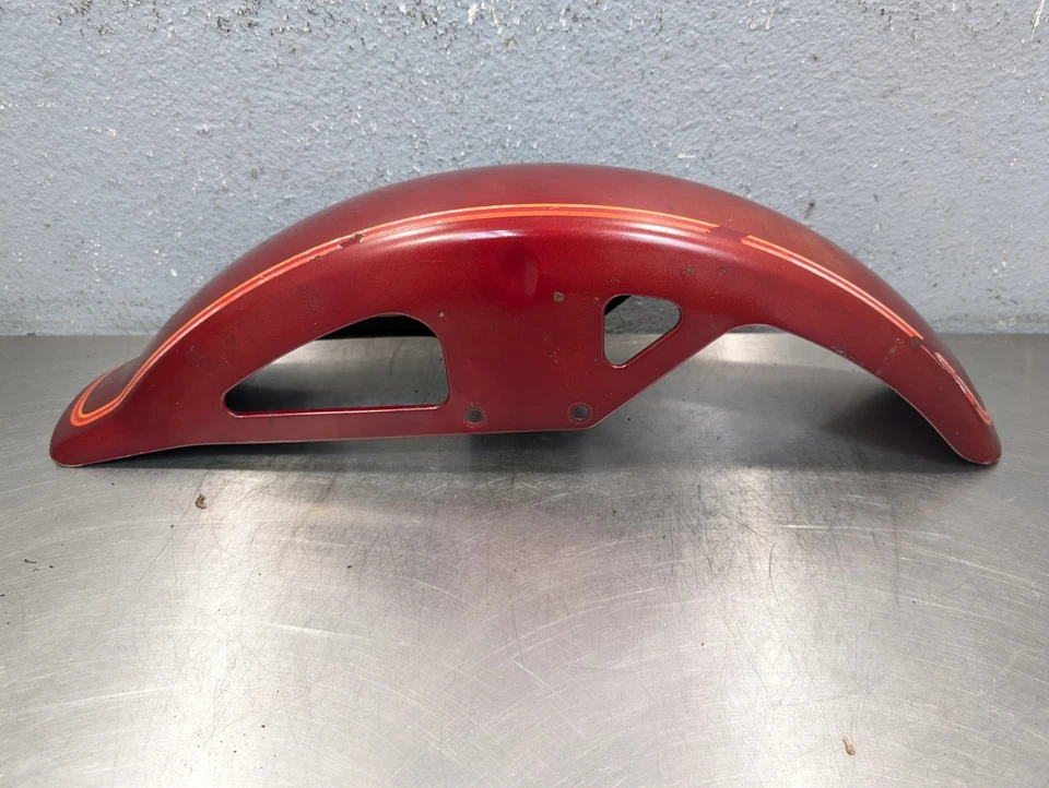 Suzuki GS650E 1981-1982 OEM Red Front Fender Fairing 53110-34510-13L - Image 2 of 4