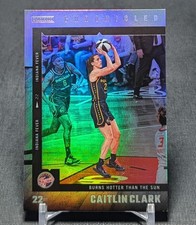 Silver Holo Foil 2025 Panini Caitlin Clark Chronicled WNBA Card 28 Indiana Fever
