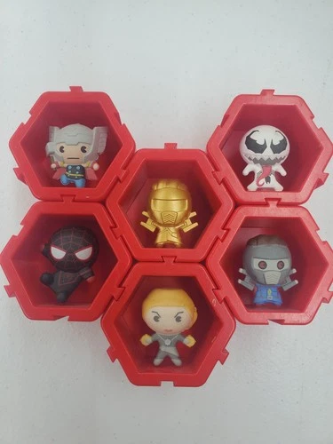 Nano Pods Marvel Avengers Spider-Man Guardians Of The Galaxy set of 6