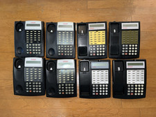 Avaya Partner 18D - Lot of 8 Phones, Black - Used, pulled from working system