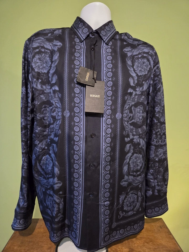 Versace Barocco Silk Shirt - Image 2 of 4