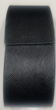 Prada Saffiano Print Large Black Hard Sunglas...