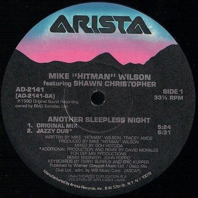 Mike ''Hitman'' Wilson Featuring Shawn Christopher - Another Sleepless Night (12'')
