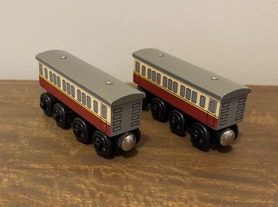 Thomas&Friend Wooden Railway Tank Engine Train Gordon Express Coach Car Lot VGUC