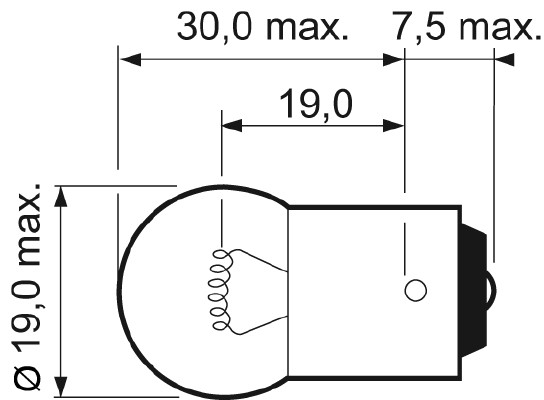 Fits VALEO 032219 BULB IN CARDBOARD R5W X10 ESSENTIAL