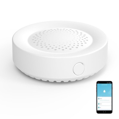 WiFi Siren Alarm: Wireless Burglar Alarm for Home Security and Smart White 