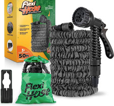 Flexi Hose Expandable Garden Hose - 50FT Heavy Duty Water Hose