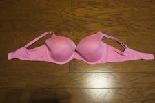 VINTAGE ANGEL 38C VICTORIA'S SECRET BRA LINED PERFECT LINED DEMI SATIN LACE