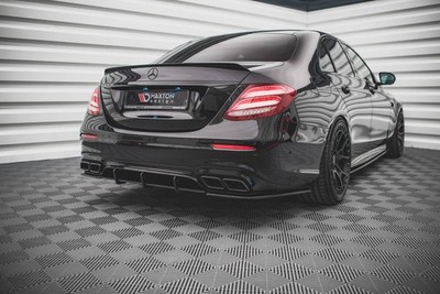Heckansatz Diffusor passend für Mercedes E63 AMG Kombi/Limo S213/W213 roter Kern