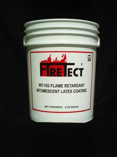 Fire retardant top paint for wood