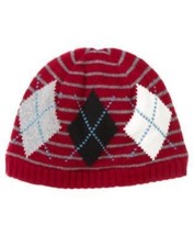 GYMBOREE PIRATE ADVENTURE ARGYLE BEANIE SWEATER HAT 3 4 5 6 7 NW
