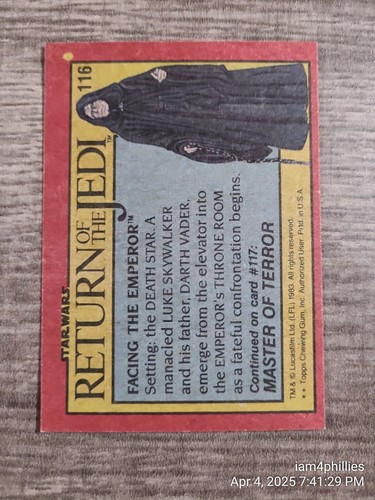 1983 Topps Return of the Jedi Complete your Set - YOU PICK - Picture 51 of 65