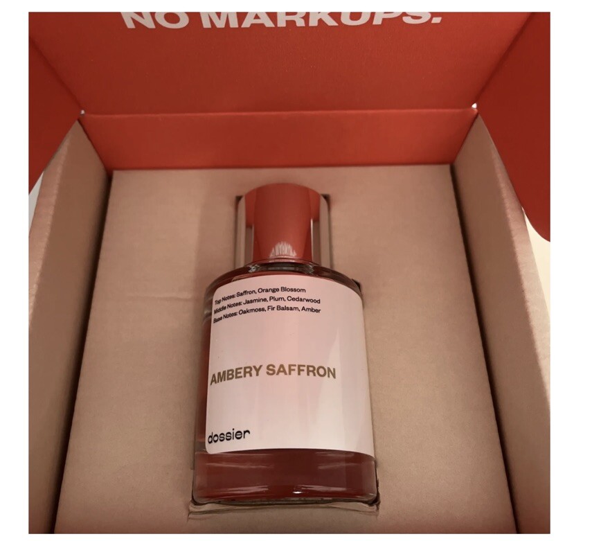 BIG BOTTLE Dossier Ambery Saffron Eau de Parfum 100ML
