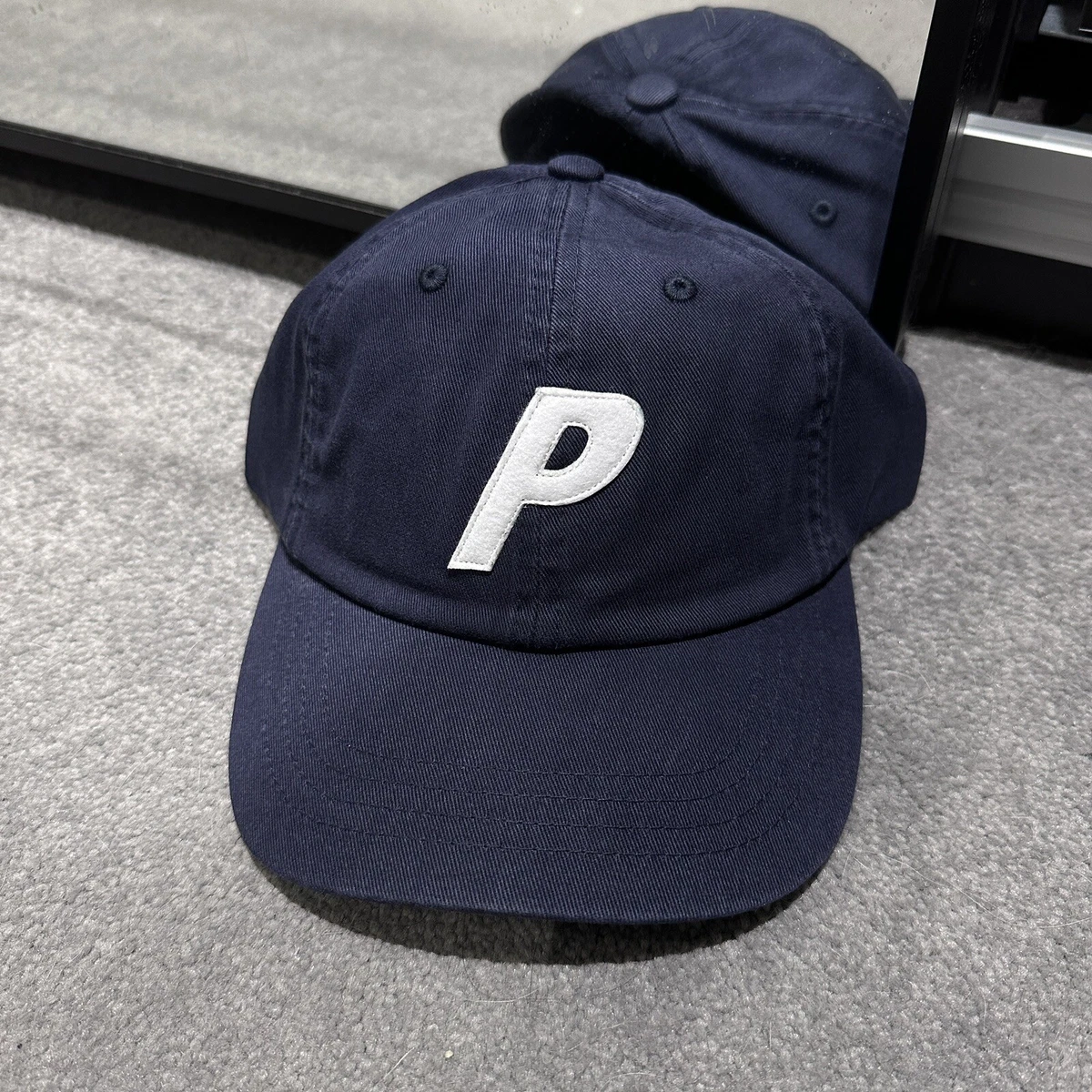 palace 6 panel Navy P Logo cap one size Classic Brand New 100